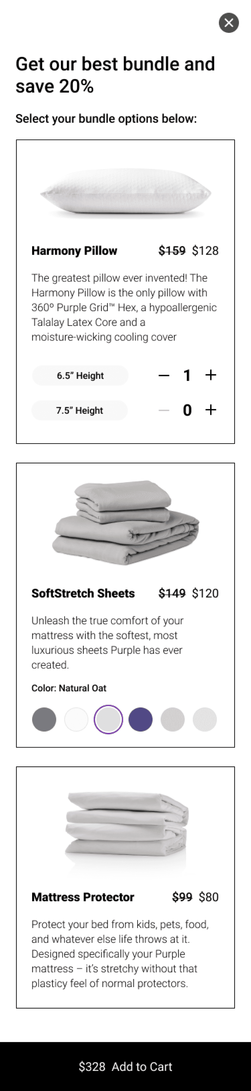 Usability testing artifacts for the Purple experience
